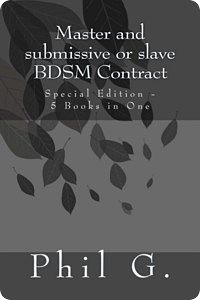 Master and submissive or slave BDSM Contract - Special Edition -